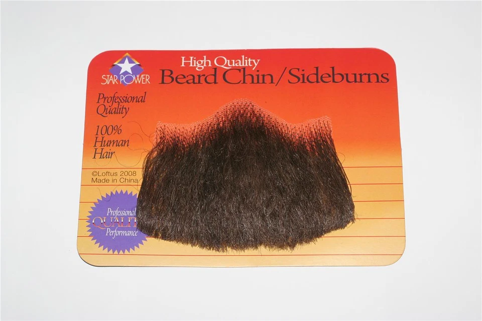 США колоннал гражданской войны Авраам Линкольн темно-коричневый 100% человеческих волос борода борода борода борода - Изображение 1 из 1