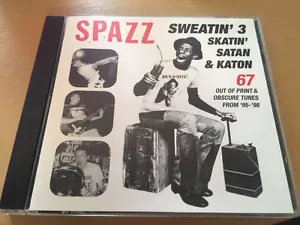 Spazz "Sweatin' 3: Skatin' Satan & Katon" NEAR MINT cd Slap a Ham - Imagen 1 de 3