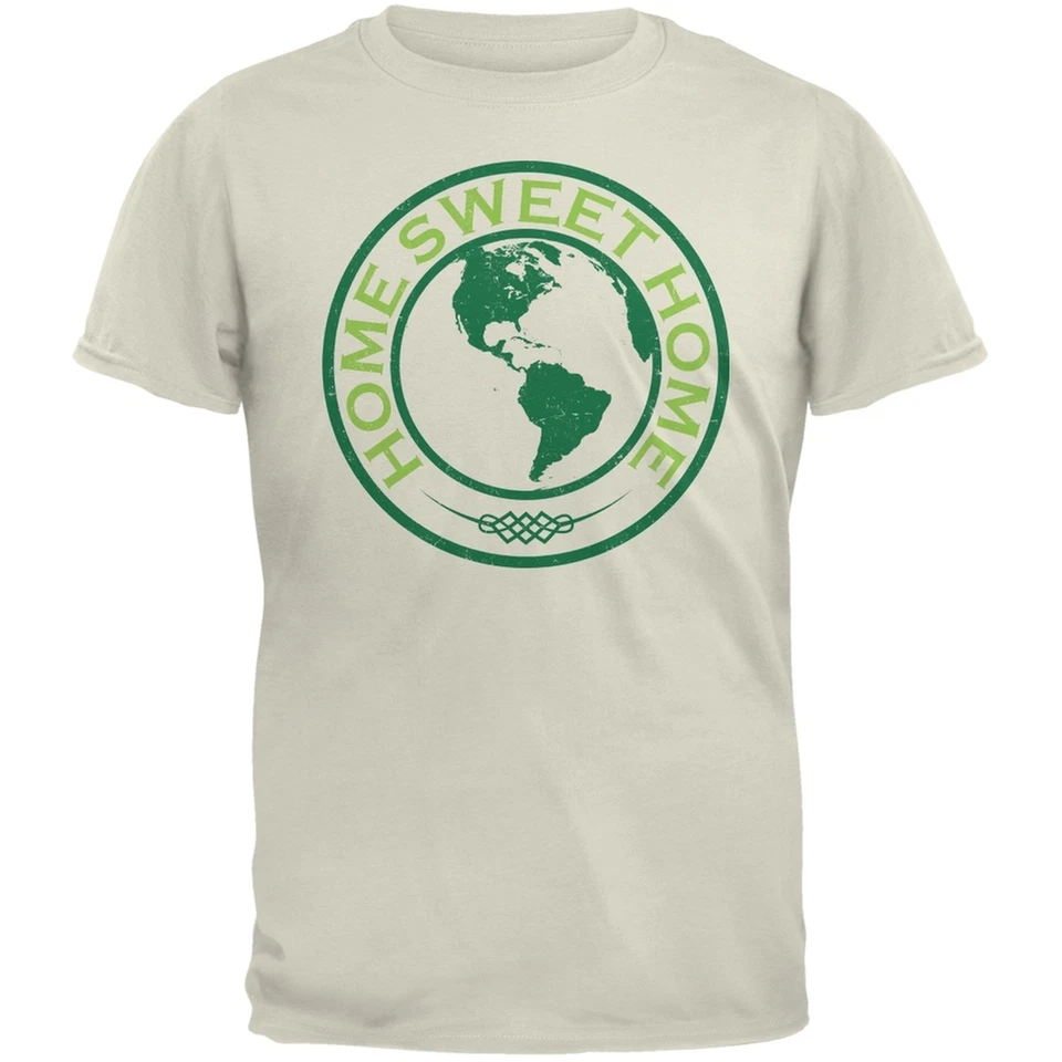 Camiseta Earth Day Home Sweet Home Natural Adulto Foto 1 de 1