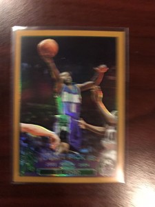 2003-04 TOPPS CHROME GOLD REFRACTOR ROOKIE #118 TJ FORD TEXAS BUCKS RC SP #/50
