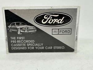 VTG Ford Auto Cassette First Prerecorded Tape 1985 Car Audio Stereo Assorted Art - Imagen 1 de 7