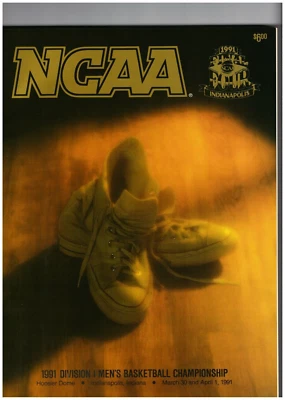 1991 NCAA Final Four Division I Basketball Championship Program- Great Condition - Image 1 of 2