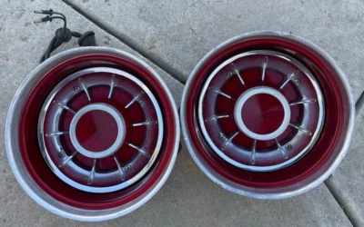 FORD THUNDERBIRD LUZ TRASERA TRASERA LUZ FRENO CARCASA MOLDURA PAR 1963 63 OEM Foto 1 de 4