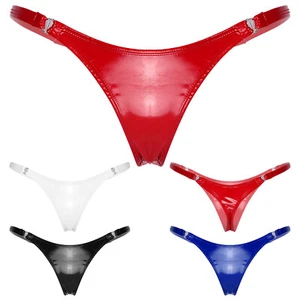 Damen Tanga Raves Thong Dessous Slip Metallisch G-string Micro Ministring Mini - Bild 1 von 60