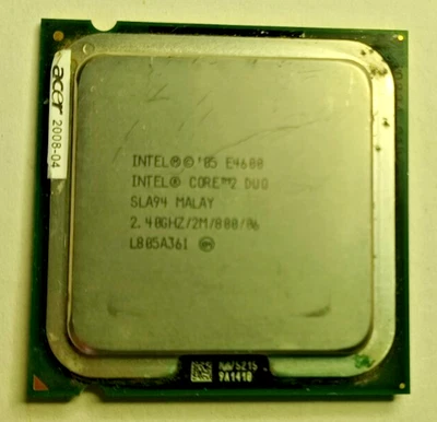 Intel Core 2 Duo E4600 SLA94 2.40GHZ/2M/800/06 CPU Processor Chip - Image 1 of 2