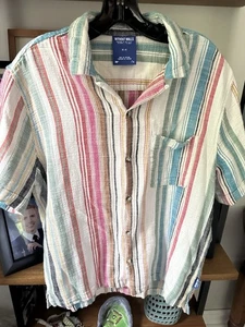Without Walls Mens Button Up Camp Style Shirt M Urban Outfitters - Picture 1 of 6