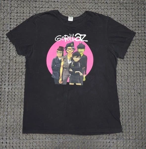 Vintage Gorillaz Graphic T Shirt Men's Large Demon Days Tour Concert Band Tee - Picture 1 of 8