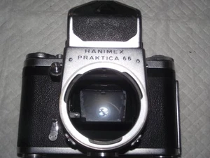 HANIMEX PRAKTICA 66, MEDIUM FORMAT FILM CAMERA WITH REFLEX FINDER - Picture 1 of 6