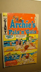 ARCHIE'S PALS 'N' GALS 72 REGGIE MOOSE JUGHEAD VERONICA - Picture 1 of 1