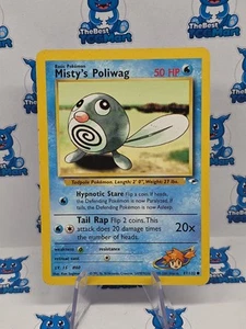 Pokémon Misty's Poliwag Gym Heroes 87/132 MP - Picture 1 of 2