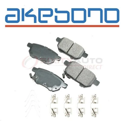 Akebono Pro-ACT Rear Disc Brake Pad Set for 2009-2018 Toyota Corolla - vi Foto 1 de 4