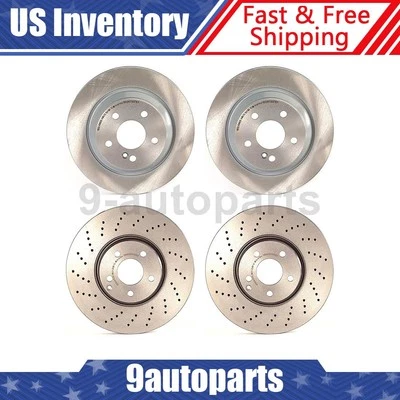 布雷博 OE 前后盘式制动转子适用于 2003 - 2006 梅赛德斯 - 奔驰 S430 — 第 1/4 张图片