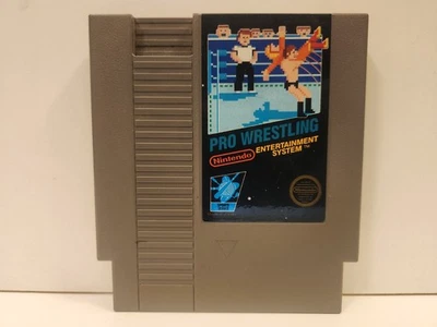 Pro Wrestling Nintendo NES Cartridge Tested 1986 Authentic 5 Screw - Image 1 of 4