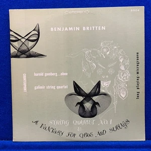 Benjamin Britten Streichquartett 1 in D Vinyl LP Schallplatte Album CPTS-5504 EX+/VG+ - Bild 1 von 8