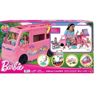 Mattel HRJ78 Barbie Camper dei Sogni con 60 Accessori - Foto 1 di 1