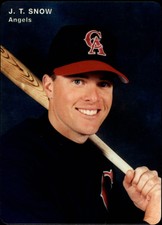 1996 Angels Mother's Anaheim Angels Baseball Card #8 J.T. Snow