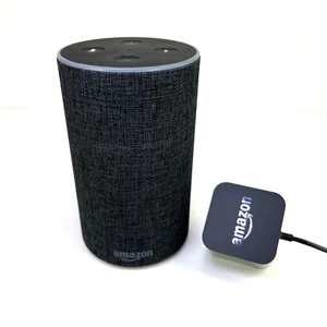 Amazon Echo 2a generazione Alexa altoparlante intelligente Dolby tessuto antracite - TESTATO - Foto 1 di 15
