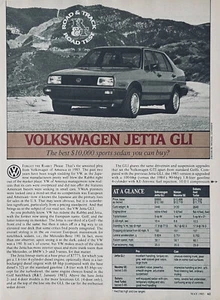 1985 Road Test Volkswagen Jetta GLI 3 Pages Specs Info - Picture 1 of 3