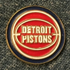 Pin Detroit Pistons ~ NBA ~ Baloncesto ~ Logotipo Vintage 1980-1996 - Imagen 1 de 2