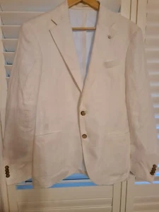 L.B.M 1911 Men's Blazer/Jacket 100% Linen - Picture 1 of 17