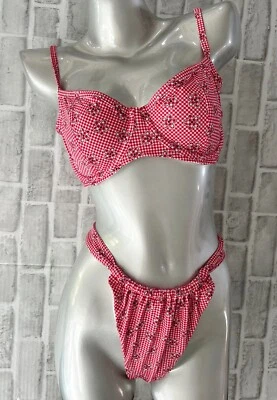 PINK by Frankies Bikinis Buttercup Bikini Top & Reilly Bikini Bottom 2 PC  XL - Image 1 of 4