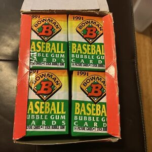 1991 Bowman Baseball Box-36 Packs