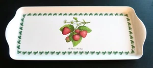 Portmeirion Pomona Melamin Sandwich Tablett 15" x 6,5" 🍓 Die Elanora Erdbeere - Bild 1 von 9
