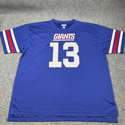Camiseta de los New York Giants para hombre XXL azul malla número 13 Beckham Jr. Foto 1 de 4