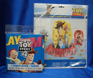 Toy Story 4 Table Decorating Kit Toy Story Tablecover New Centerpieces Confetti - Picture 1 of 5