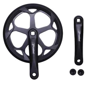 MTB Bicycle Crankset Crank Arm 152MM/165MM/170MM 48T/52T Bike Double Chainwheel - Picture 1 of 20