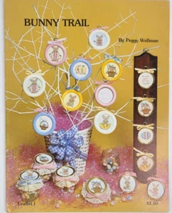 BUNNY TRAIL Cross Stitch Leaflet I By Peggy Wellman 10 Designs - Picture 1 of 1