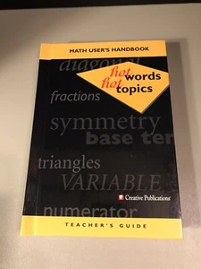 Hot Words Hot Topics Math User's Handbook Book 1 by Creative Publications - Imagen 1 de 2