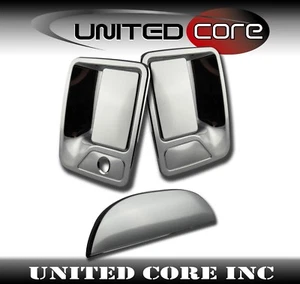 Cubierta de manija de puerta cromada Super Duty F250 F350 99-07 cubierta de manija de puerta trasera cromada - Imagen 1 de 1