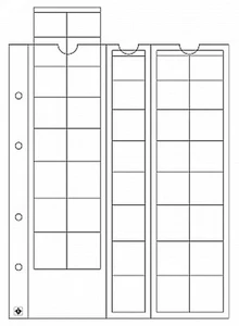 Leuchtturm Münzhüllen OPTIMA 40 Fächer 5 Euro-Kursmünzensätze 5er-Pack - Bild 1 von 1