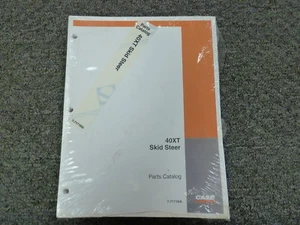 Case 40XT Kompaktlader Teilekatalog Handbuch Buch neu in Verpackung 7-7171NA - Bild 1 von 1