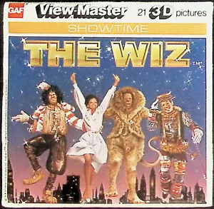 THE WIZ 3d View-Master 3 Reel Packet Michael Jackson, Diana Ross, Richard Pryor - Picture 1 of 4