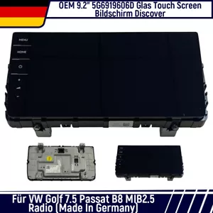 OEM 9.2" Glas Display Discover für VW Golf 7 7.5 Passat B8 Autoradio 5G6 919 606 - Bild 1 von 14