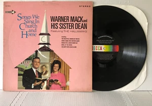 Warner Mack SONGS WE SANG IN CHURCH AND HOME Original 1967 Decca Stereo VG/G+ - Picture 1 of 5