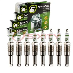 8 pc E3 Spark Plugs for 2004-2008 Ford F-150 5.4L V8 Ignition Wire Secondary he - Picture 1 of 5