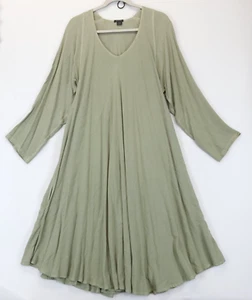 Dairi Morocco Maxi Dress Layered Woven Heavy Weight Women XL Lagonlook Modest - Picture 1 of 12