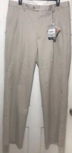 Cutter & Buck Pants Mens 36x32 Drytec Khaki Chino Straight Leg Golf Preppy Dad - Picture 1 of 7