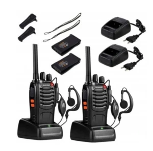 Walkie Talkies long range Set Of 2 BAOFENG 1-8 km BF-888S With UK adapter Plug - Picture 1 of 8