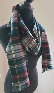 J.Crew Damen Schottenkaro Schal Mehrfarbig 12" x 72" Preppy - Bild 1 von 8