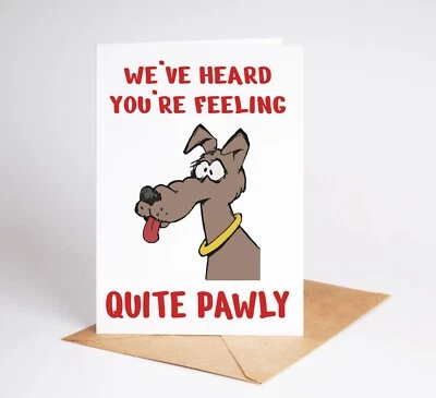 Funny Get Well Soon Card After Operation Hospital Stay BC601 - Image 1 of 3