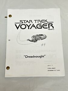 Copy 1995 Star Trek Voyager Year 2 "Dreadnought" Final Draft Tv Show Script