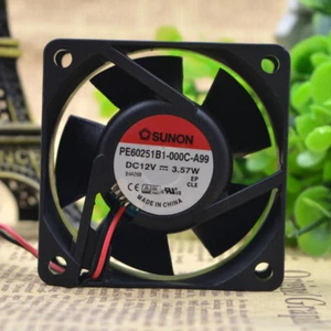 SUNON 6CM 6025 12V 3.57W PE60251B1-000C-A99 cooling fan industrial fan - Picture 1 of 5