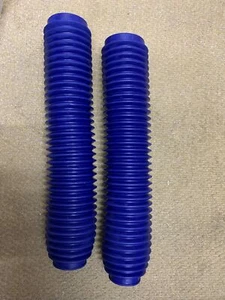 Honda Yamaha Kawasaki Suzuki BLUE FORK GAITORS 40mm 60mm 340mm - Picture 1 of 1