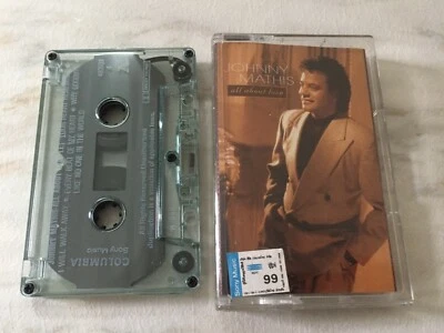 Johnny Mathis All About Love Cassette Tape (Columbia 1996) - Image 1 of 3