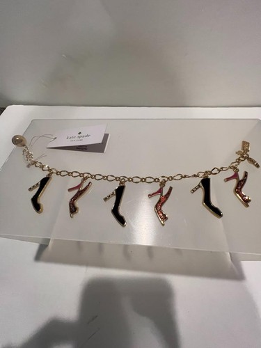 Bracciale Charm Scarpe Kate Spade Nuovo con etichette