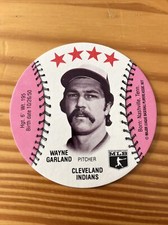 Wayne Garland 1977 Dairy Isle Disc- ***Rare*** Cleveland Indians Baseball Card